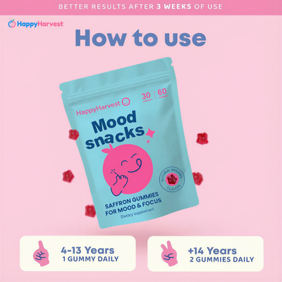 HappyHarvest™ Saffron Gummies - Natural Support for Kids